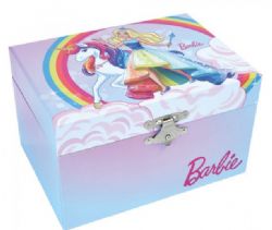 COFFRE À BIJOUX MUSICALE BARBIE - DESIGN LICORNE